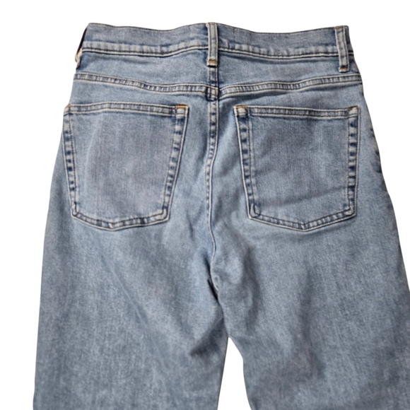 Everlane Sz 27 The Cheeky Ankle Blue Straight Denim Jeans‎ - Picture 4 of 12